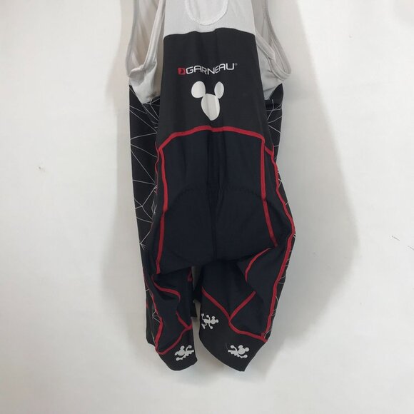 GARNEAU X DISNEY - MEN'S L/XL BLACK/GRAY PADDED CYCLING BIB-SHORTS - Picture 6 of 7